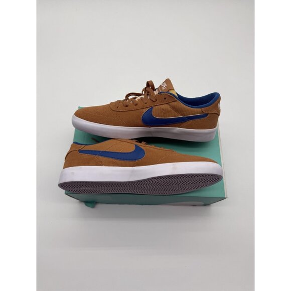 New Nike SB Heritage Vulc Shoes Mens Size 9.5 Brown Blue Skate CD5010 200 main image 3
